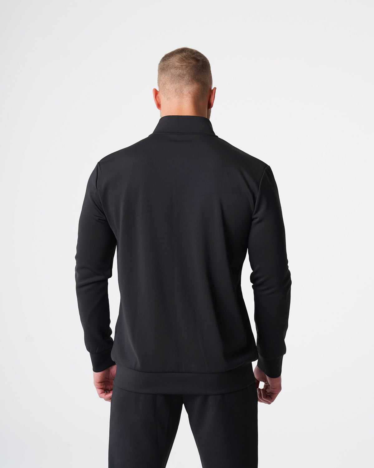 Men Black Track Jacket - NVGTN