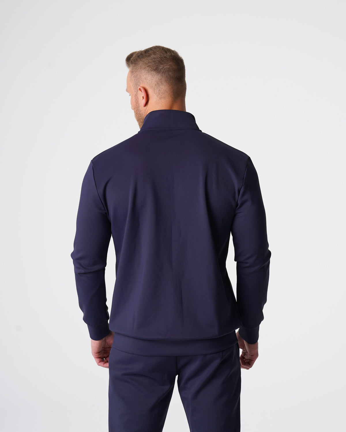 Men Navy Track Jacket - NVGTN