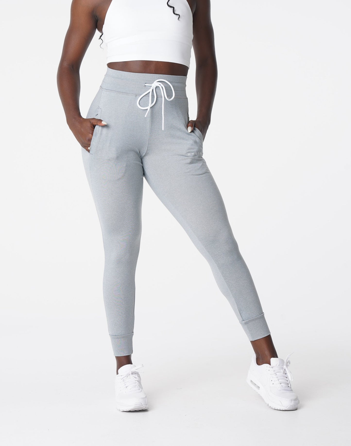 Women Silver Mist Joggers - NVGTN