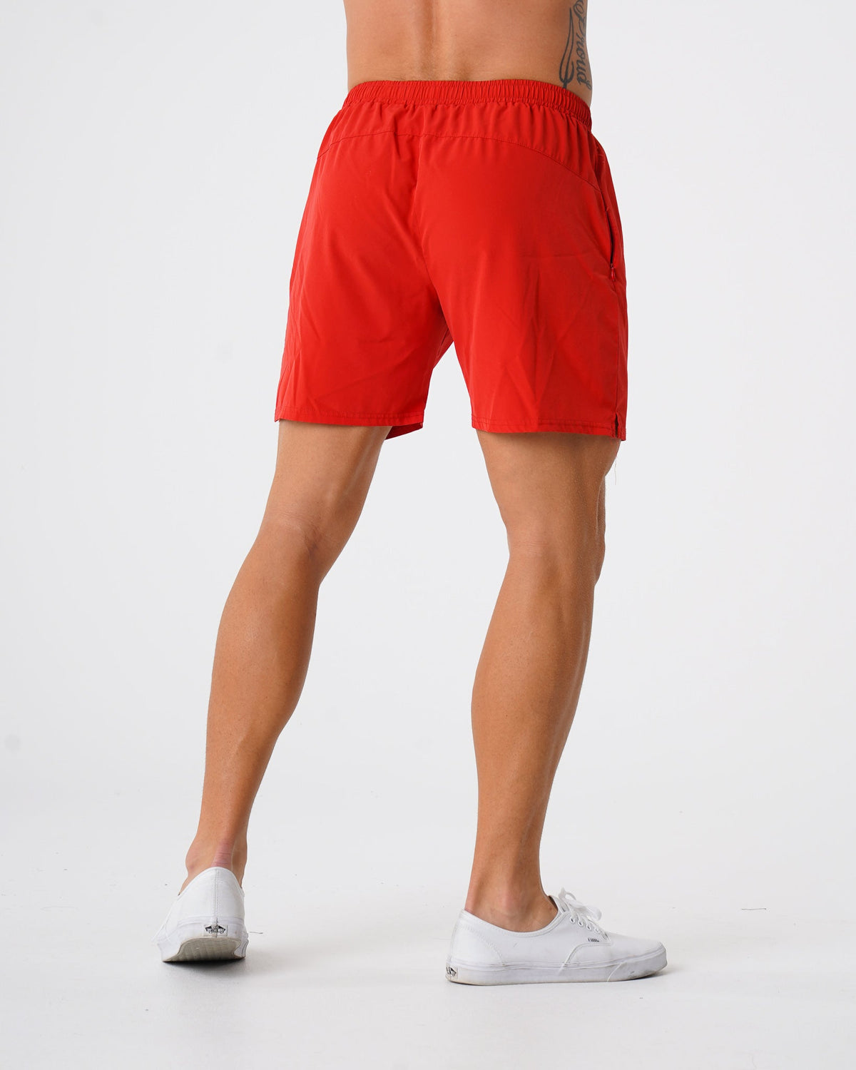 Men Red Flex Shorts - NVGTN