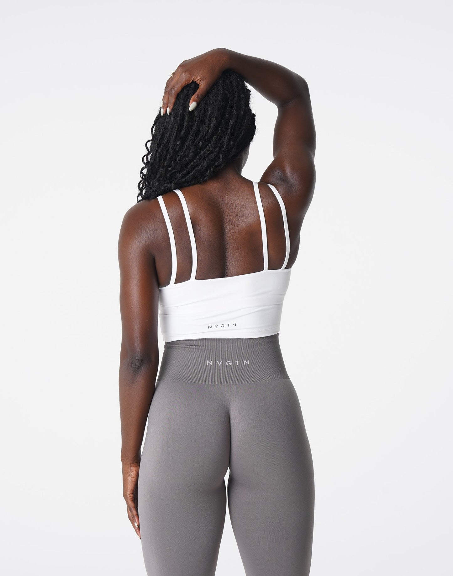 Women White Poise Bra Top - NVGTN