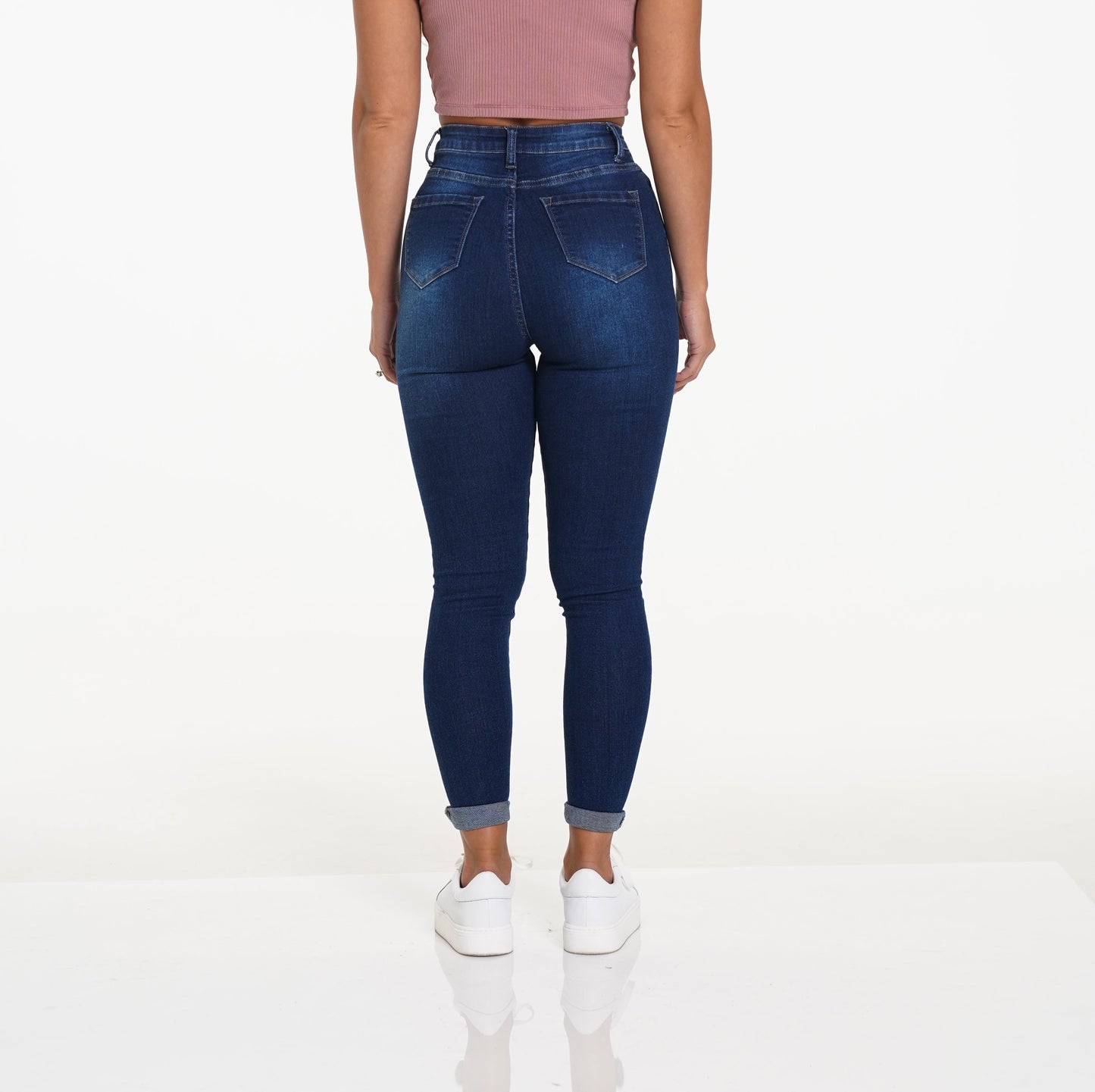 Women Navishape Dark Wash Jeans - NVGTN