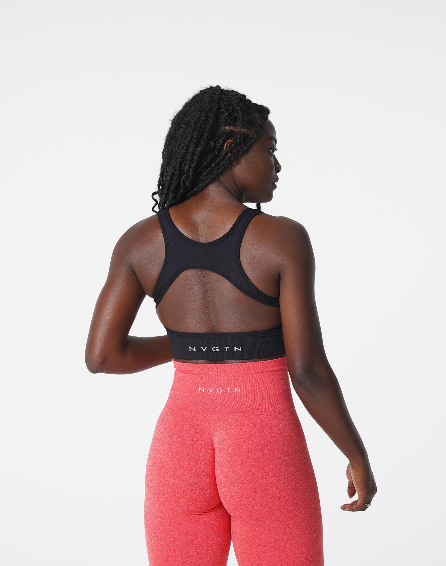 Women Black Eclipse Seamless Bra - NVGTN
