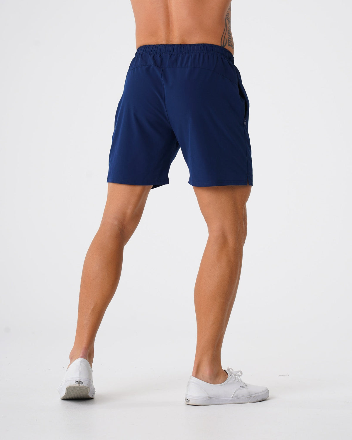 Men Navy Flex Shorts - NVGTN