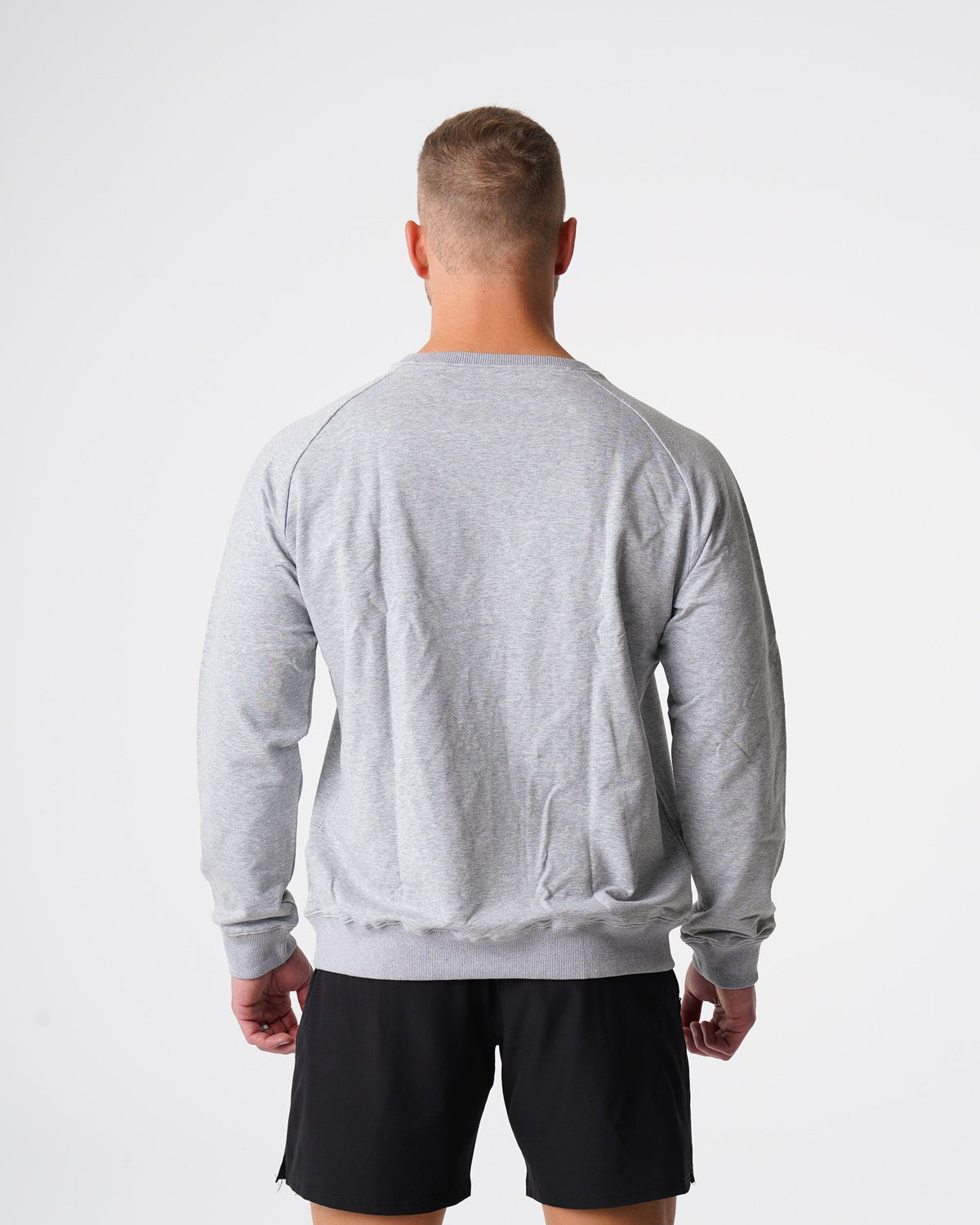 Men Grey Crew Neck Sweatshirt - NVGTN