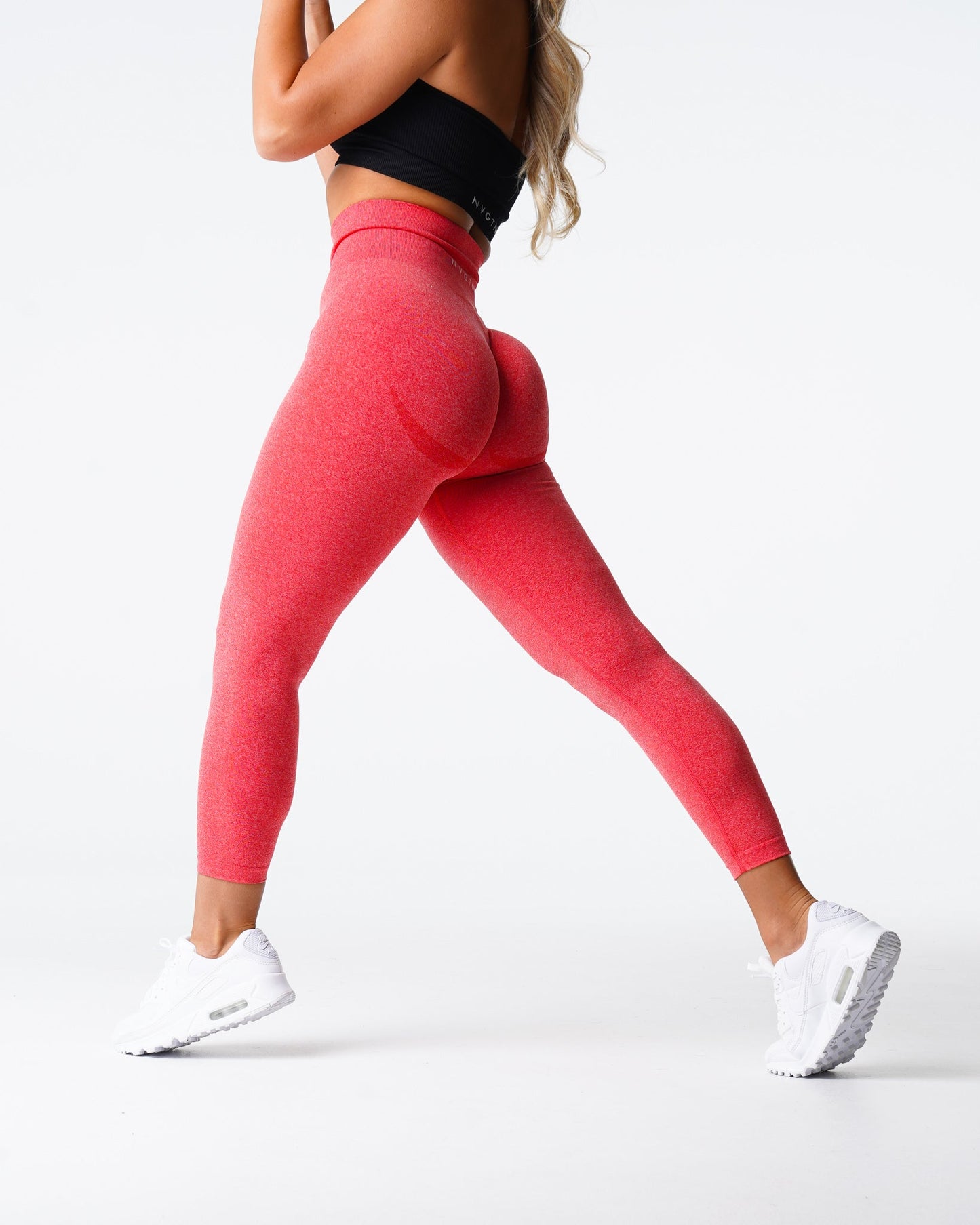 Women Candy Apple Curve Seamless Leggings - NVGTN