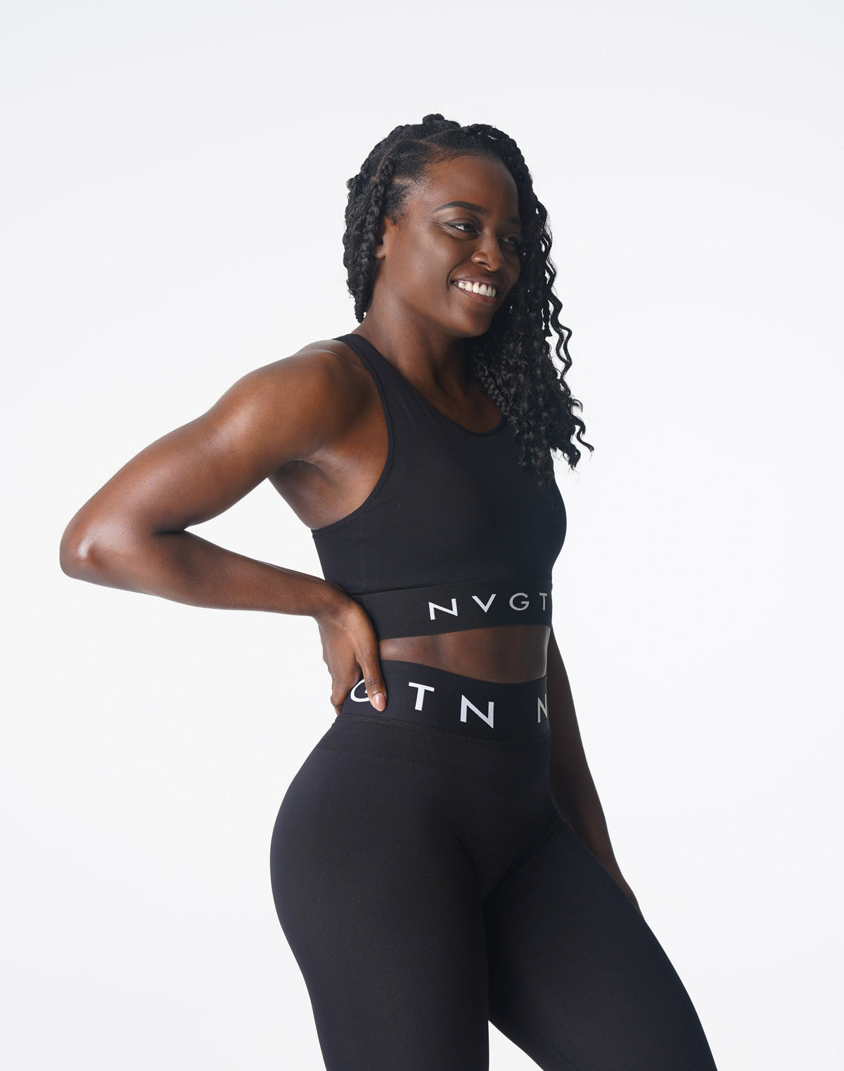 Women Black Trilogy Sport Seamless Bra - NVGTN