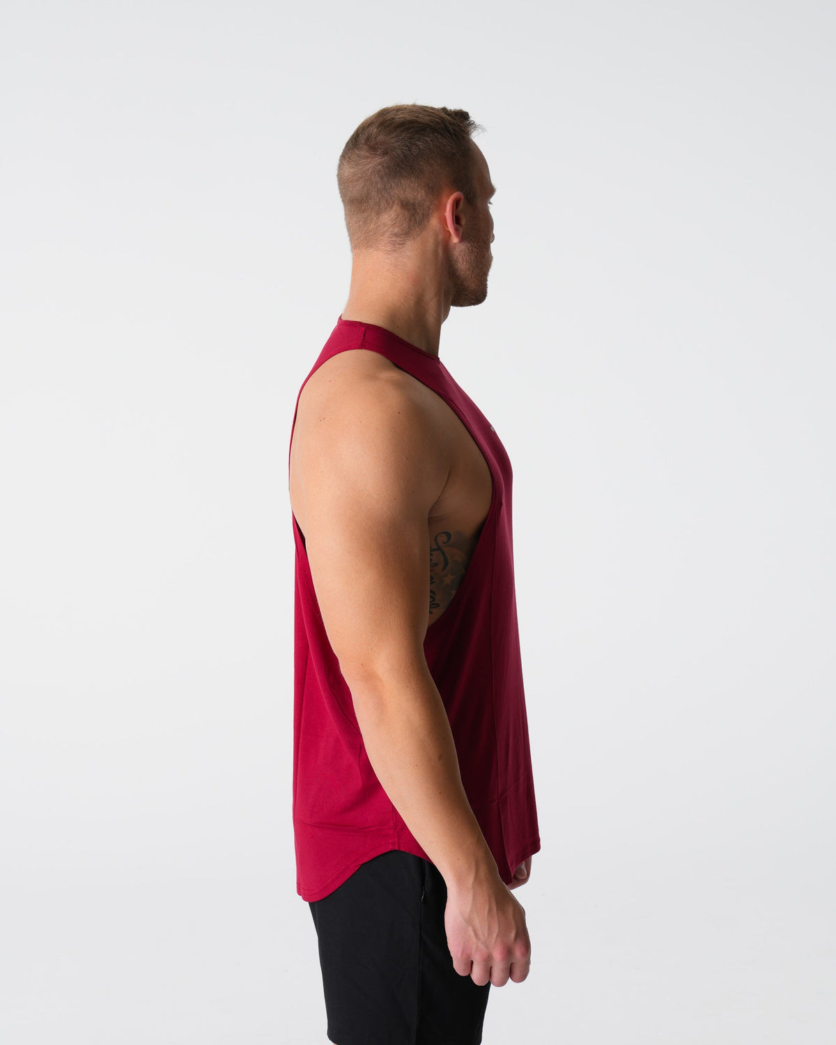 Men Crimson Tech Edge Tank - NVGTN