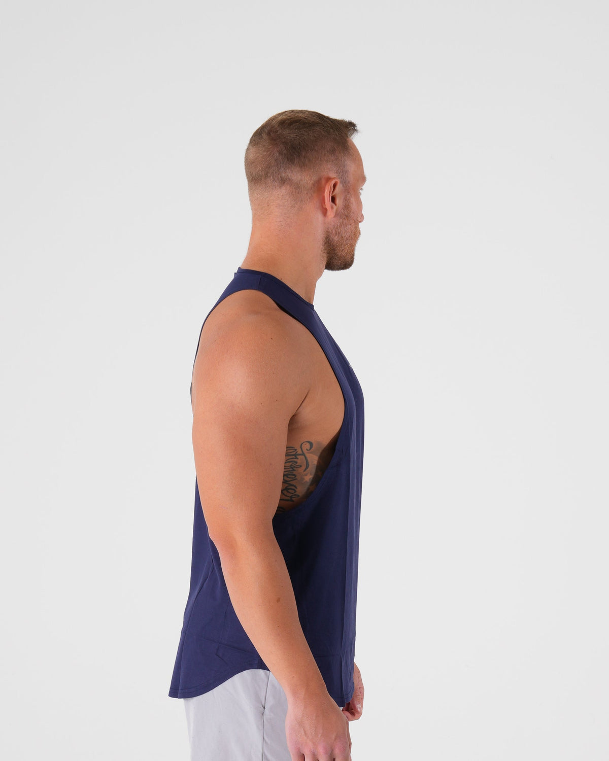 Men Navy Tech Edge Tank - NVGTN
