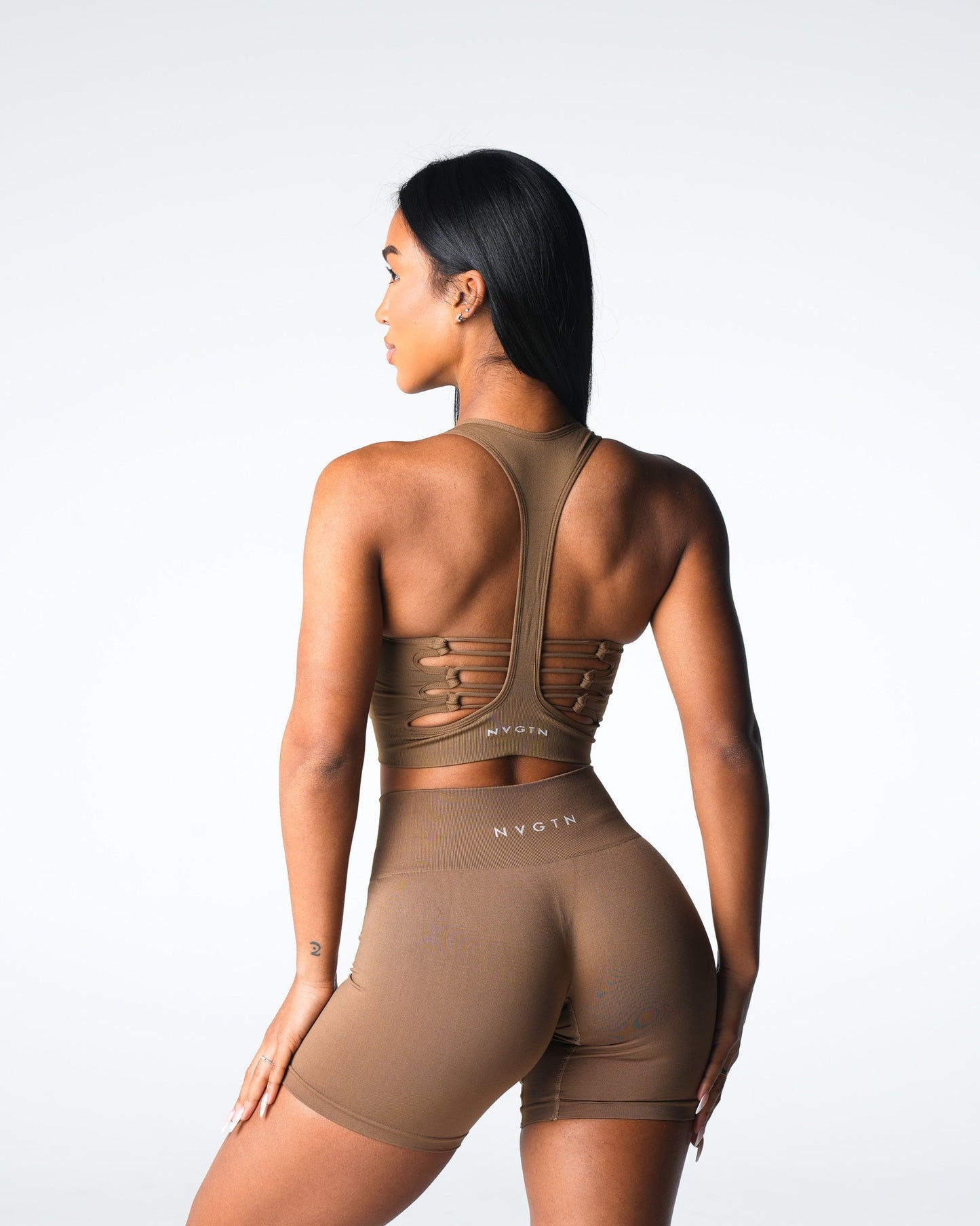 Women Toasted Almond Resilience Seamless Bra - NVGTN