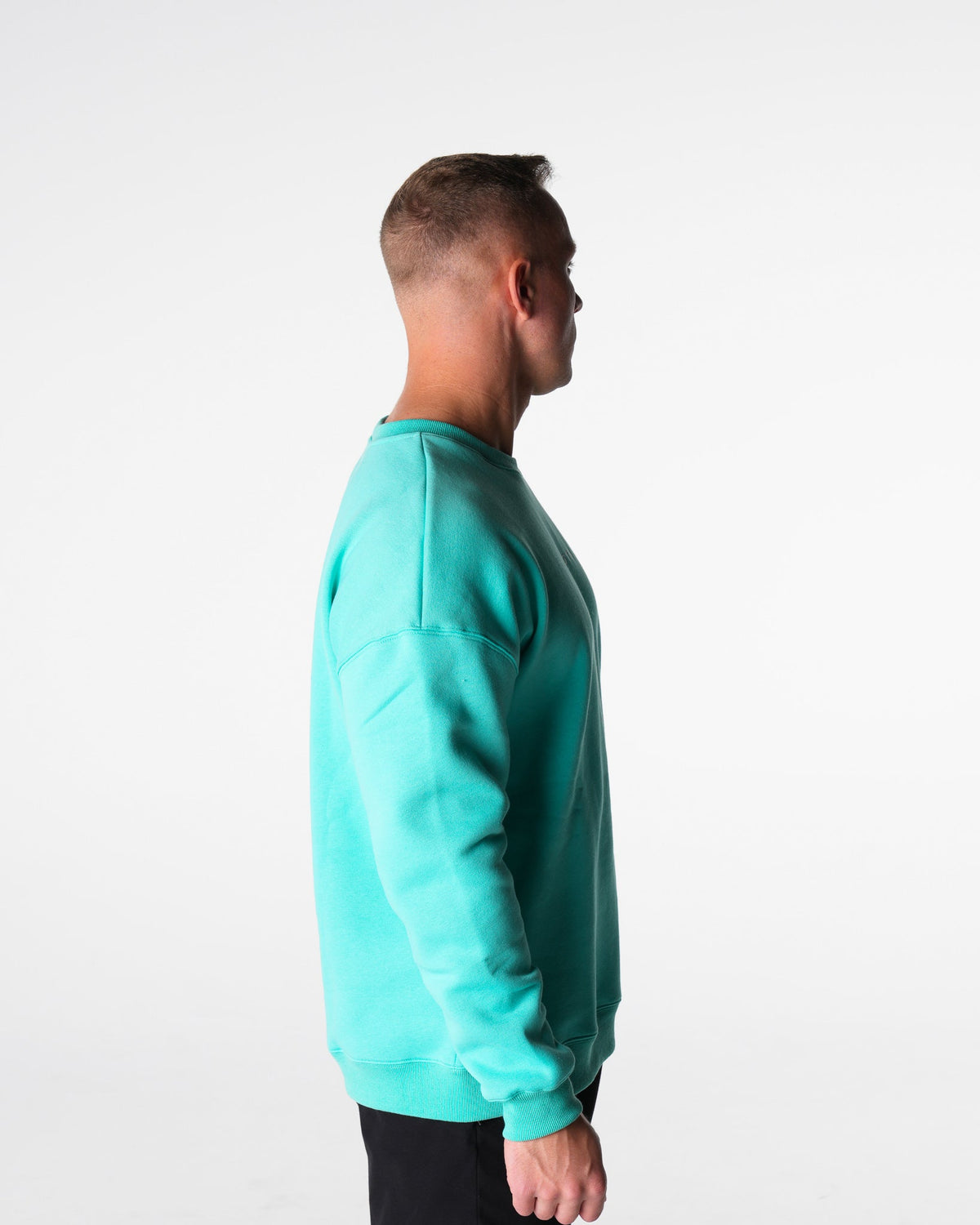 Men Turquoise Comfort Crew - NVGTN