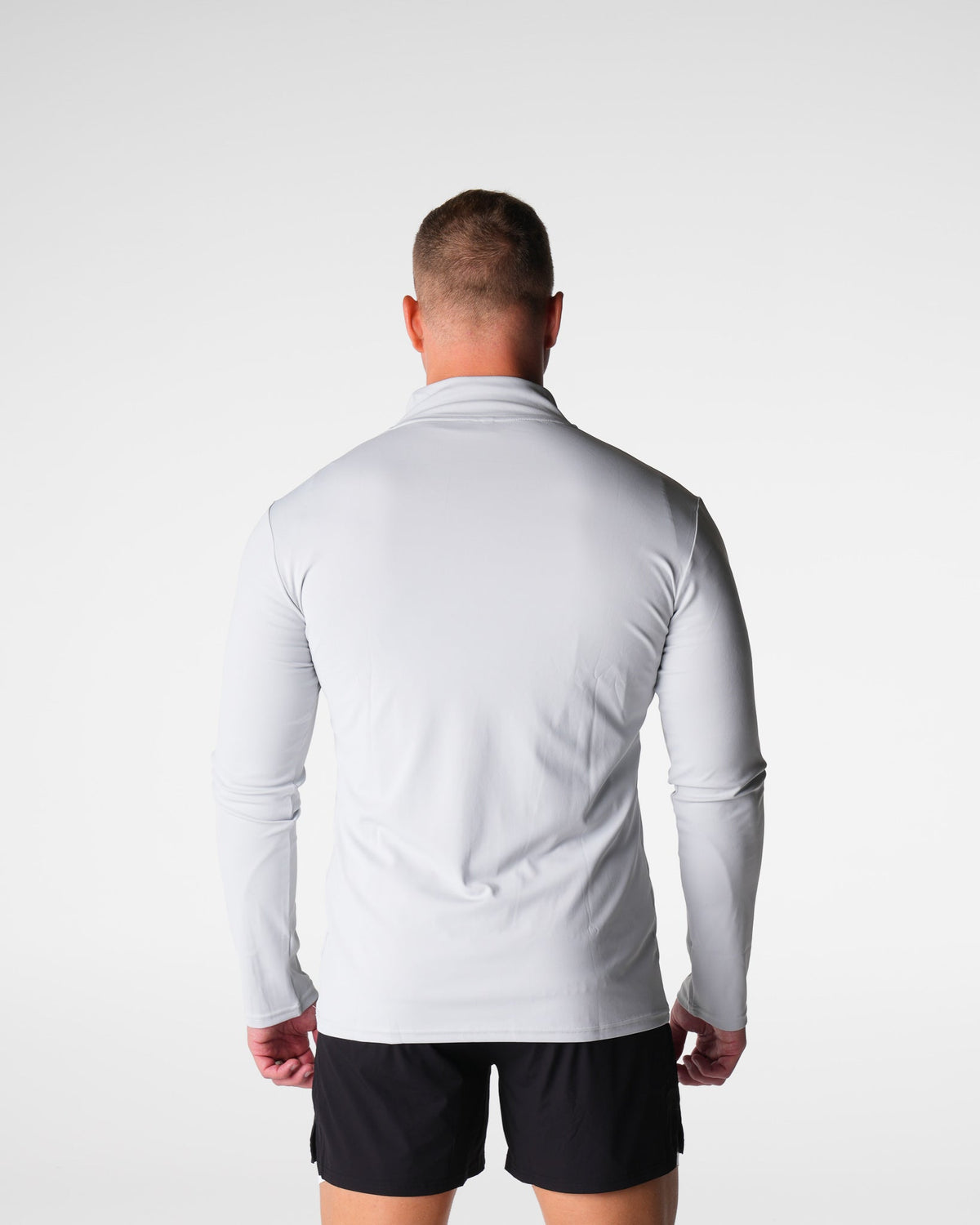 Men Light Grey Skyline Quarter Zip - NVGTN