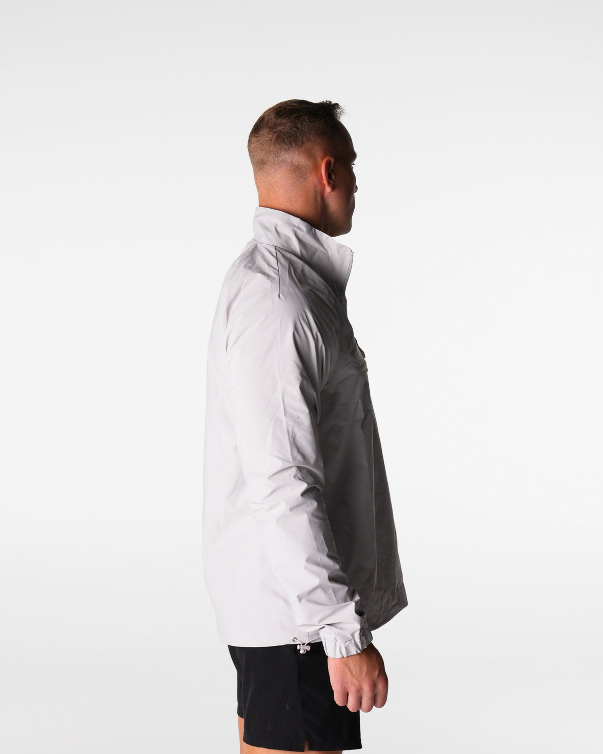 Men Grey Motion Windbreaker - NVGTN
