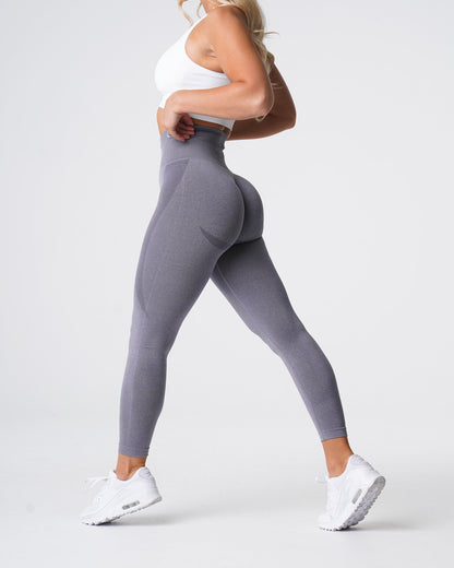 Women Grey Contour Seamless Leggings - NVGTN