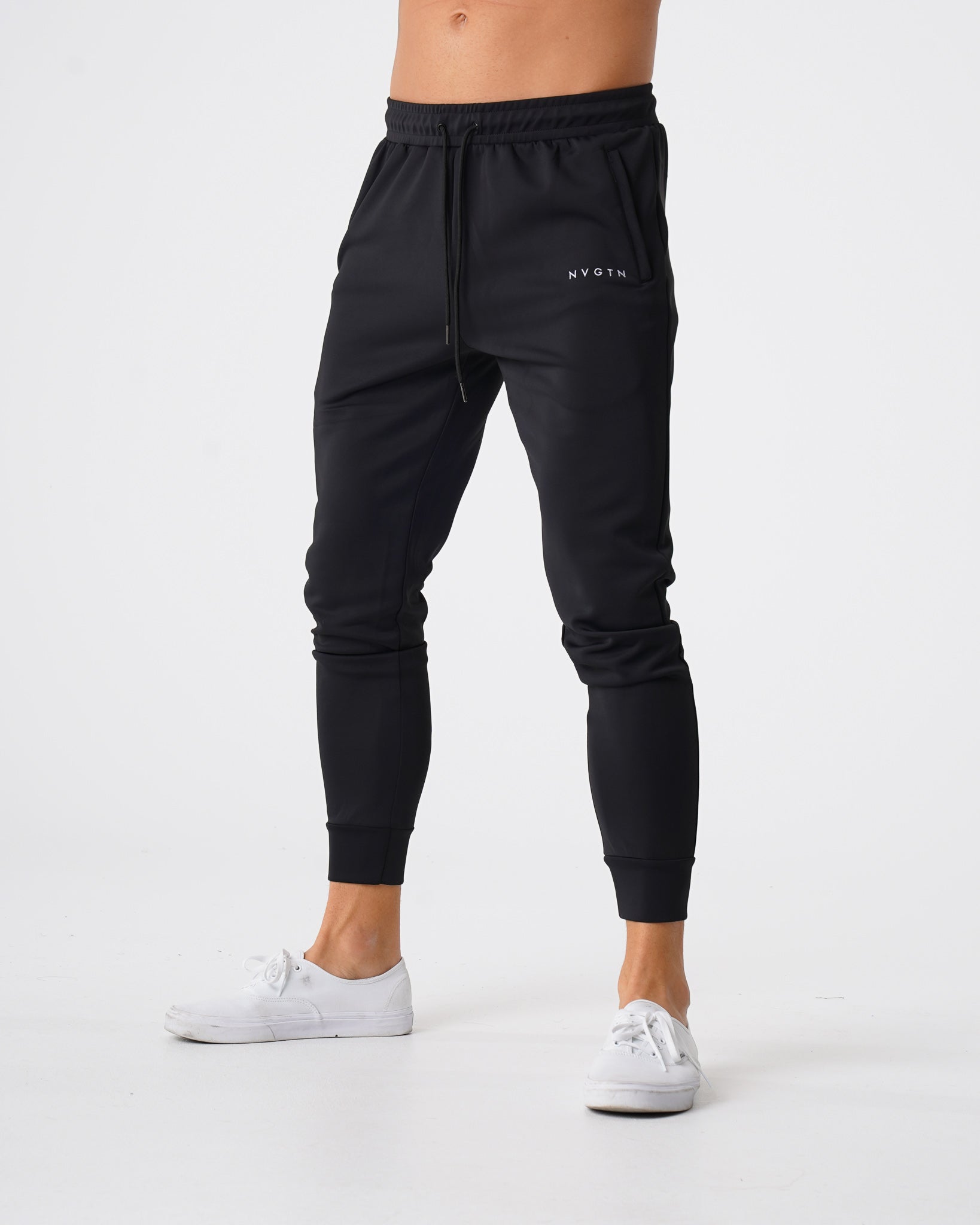 Men Black Track Joggers - NVGTN