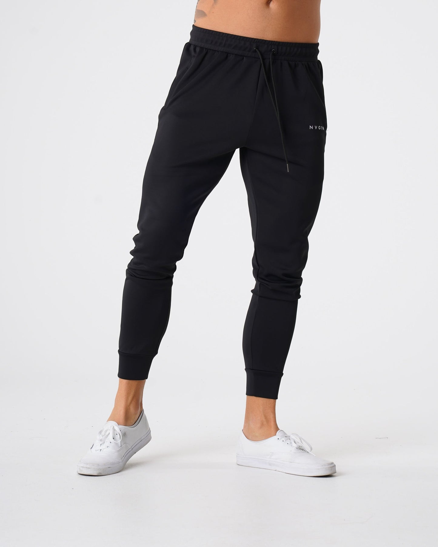 Men Black Track Joggers - NVGTN