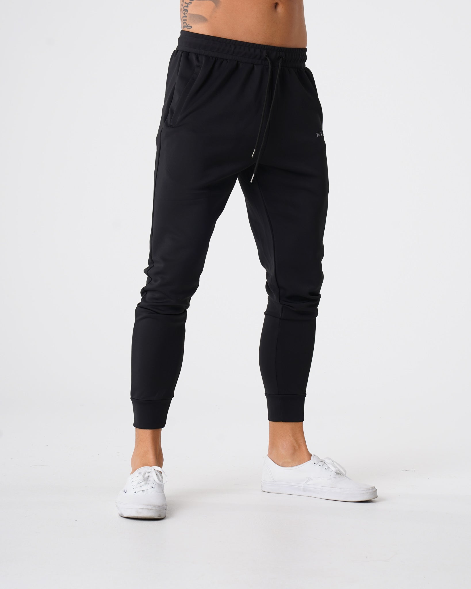 Men Black Track Joggers - NVGTN