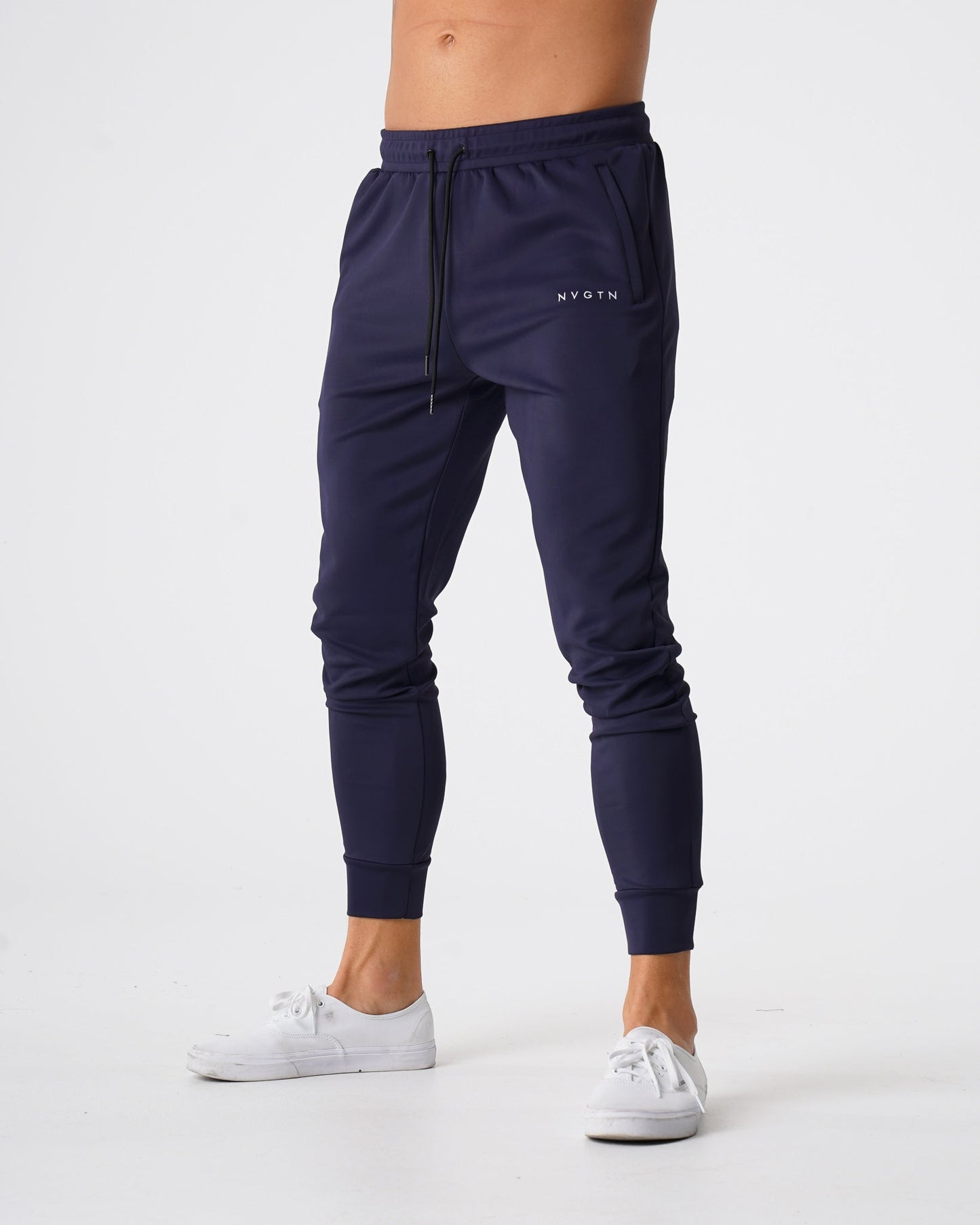 Men Navy Track Joggers - NVGTN