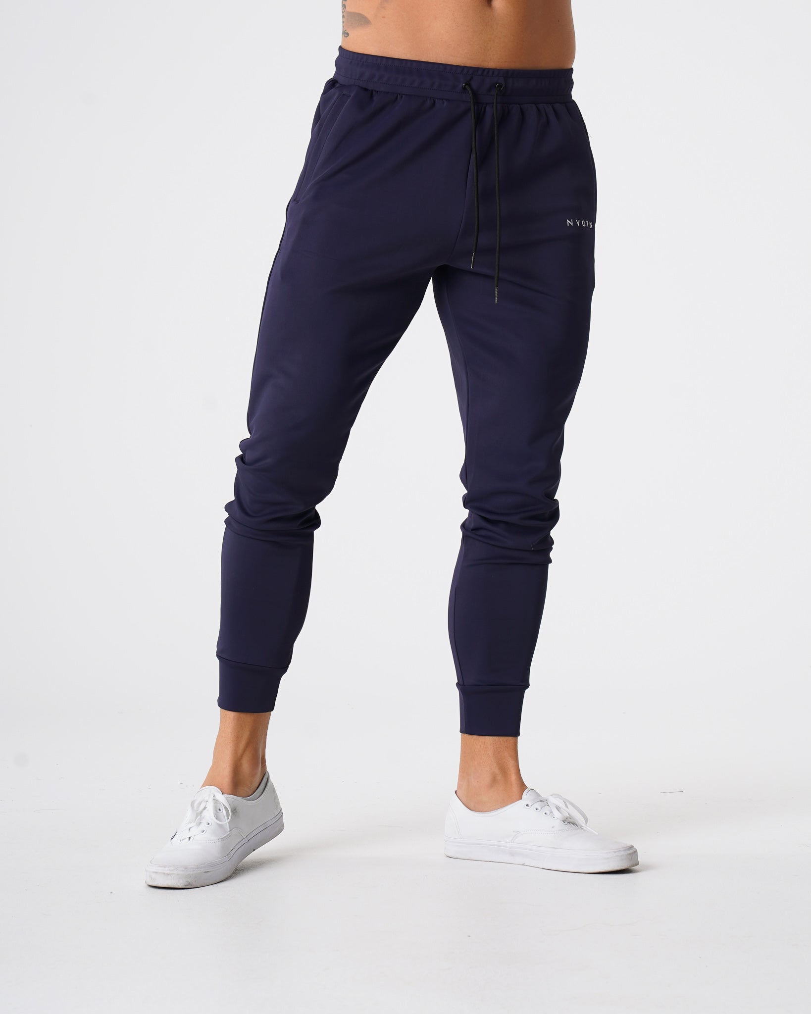 Men Navy Track Joggers - NVGTN