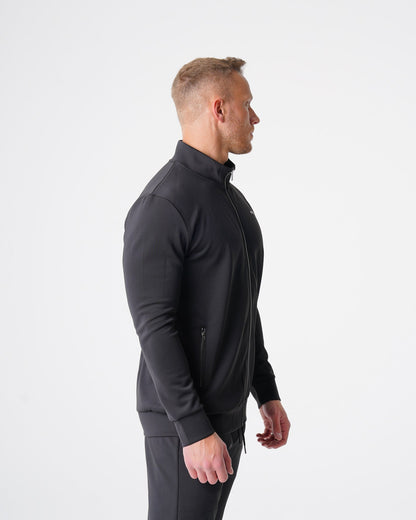 Men Black Track Jacket - NVGTN