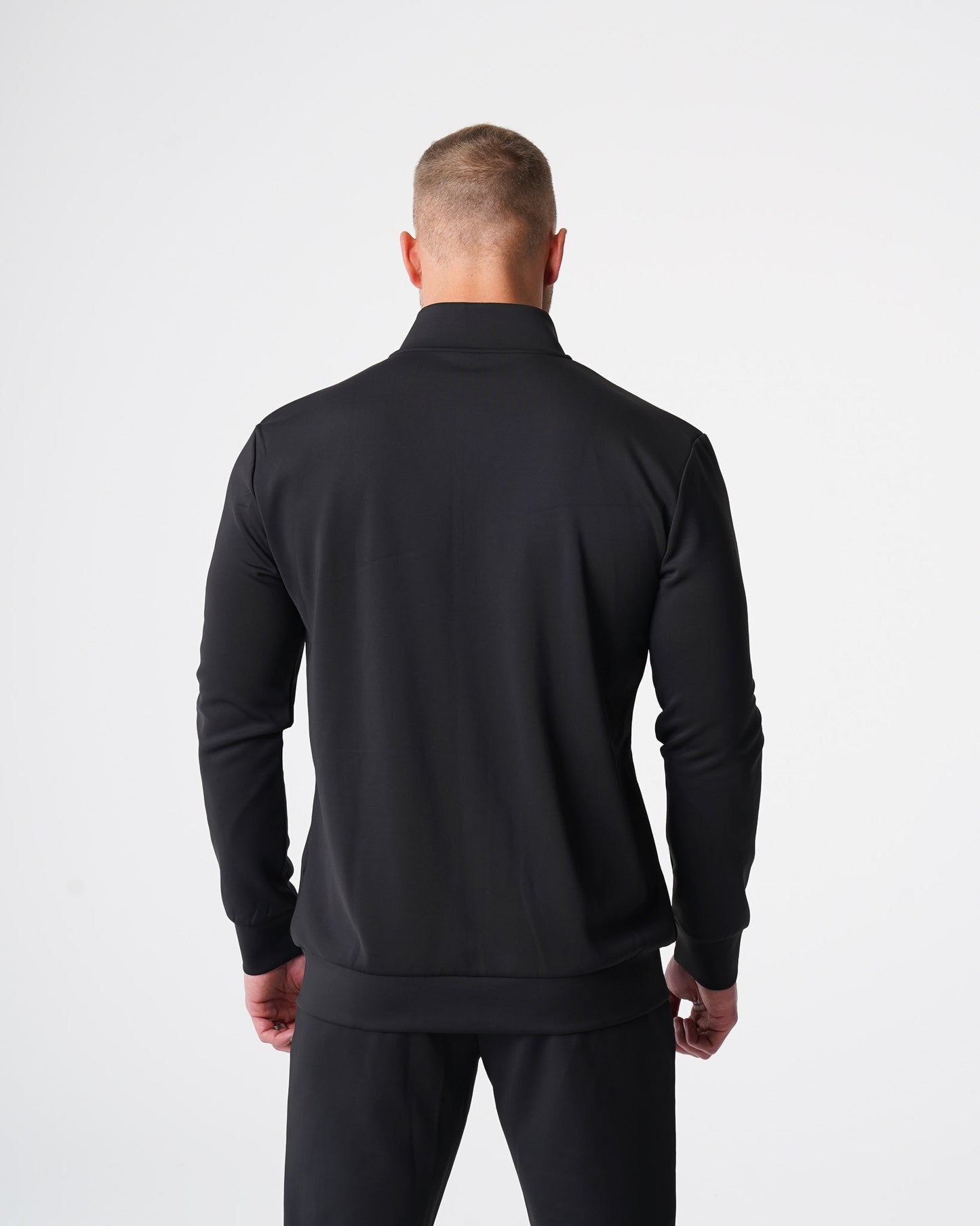 Men Black Track Jacket - NVGTN