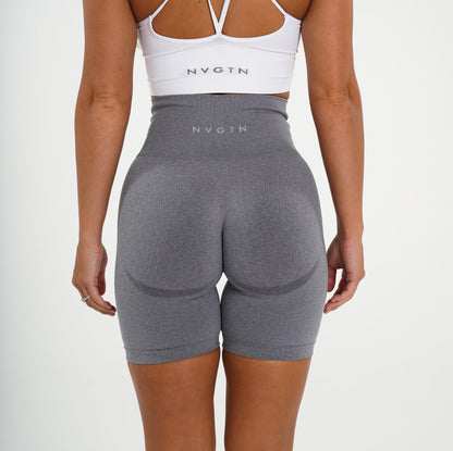 Women Grey Biker Shorts - NVGTN