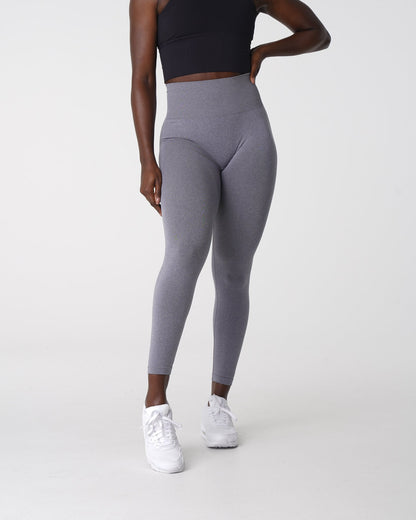 Women Grey NV Seamless Leggings - NVGTN