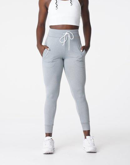 Women Silver Mist Joggers - NVGTN
