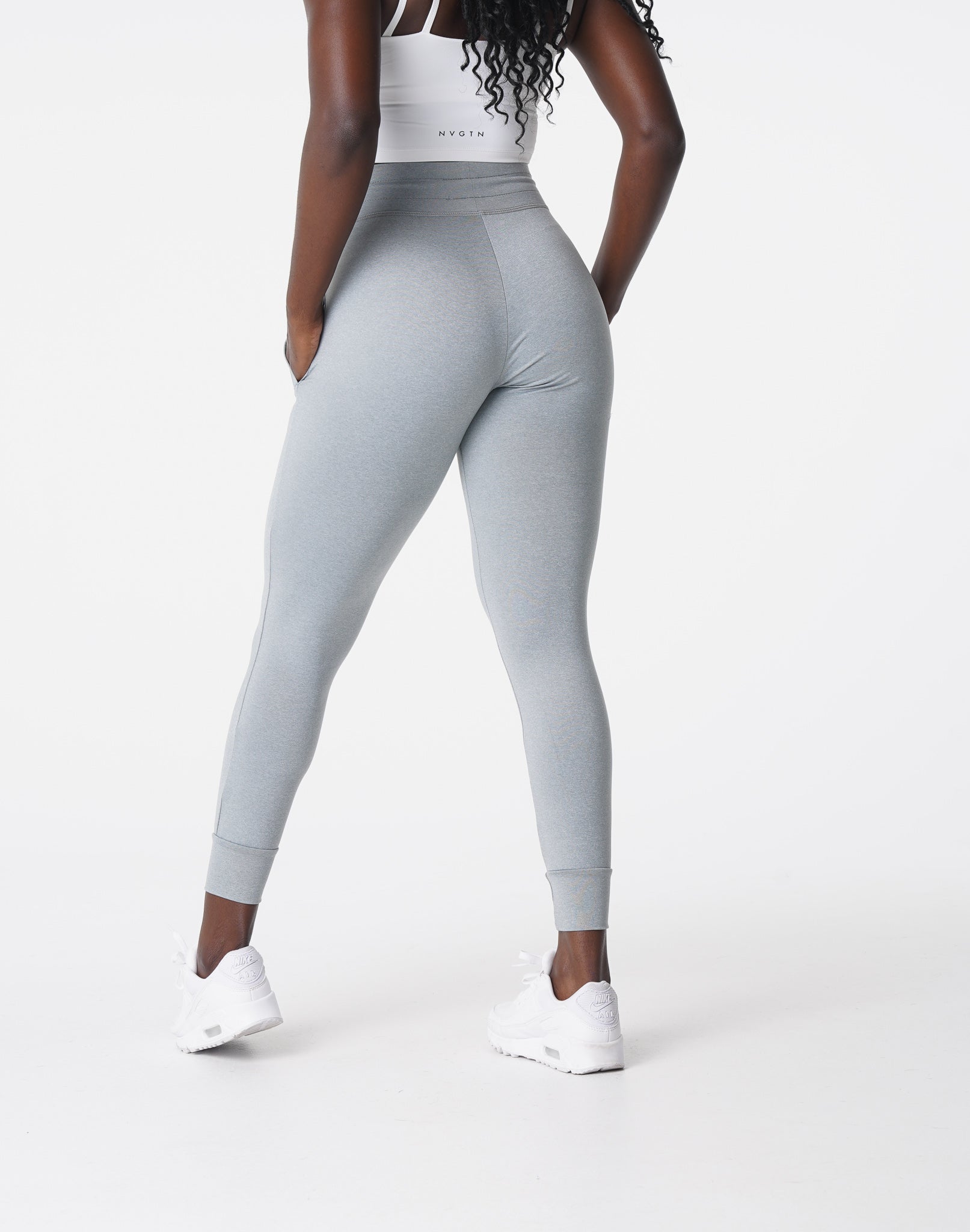 Women Silver Mist Joggers - NVGTN