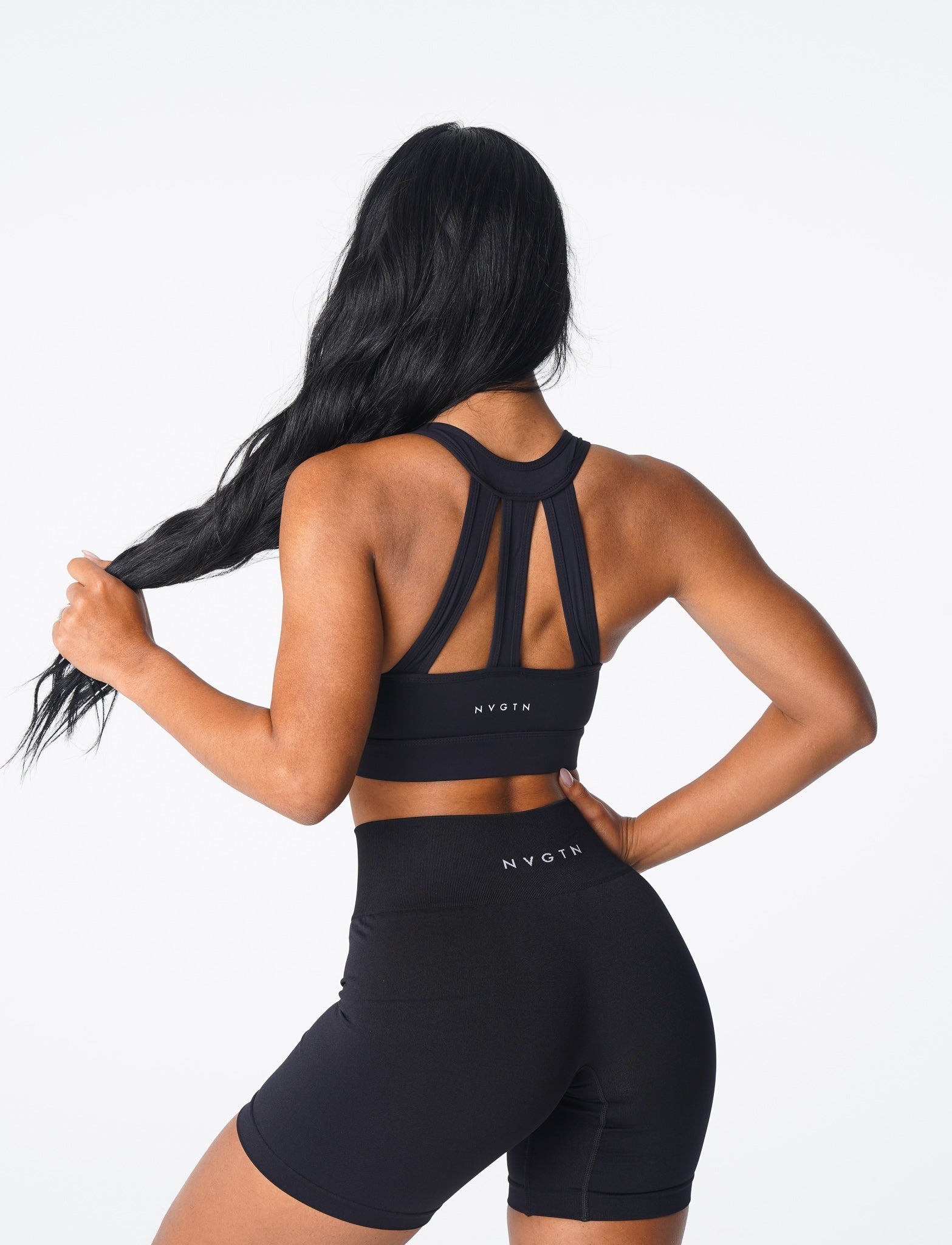 Women Black Trio Bra - NVGTN