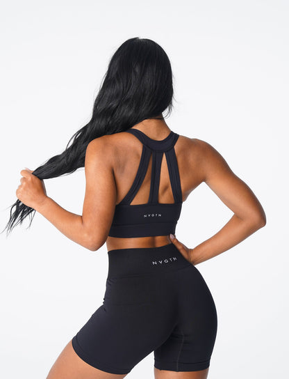 Women Black Trio Bra - NVGTN