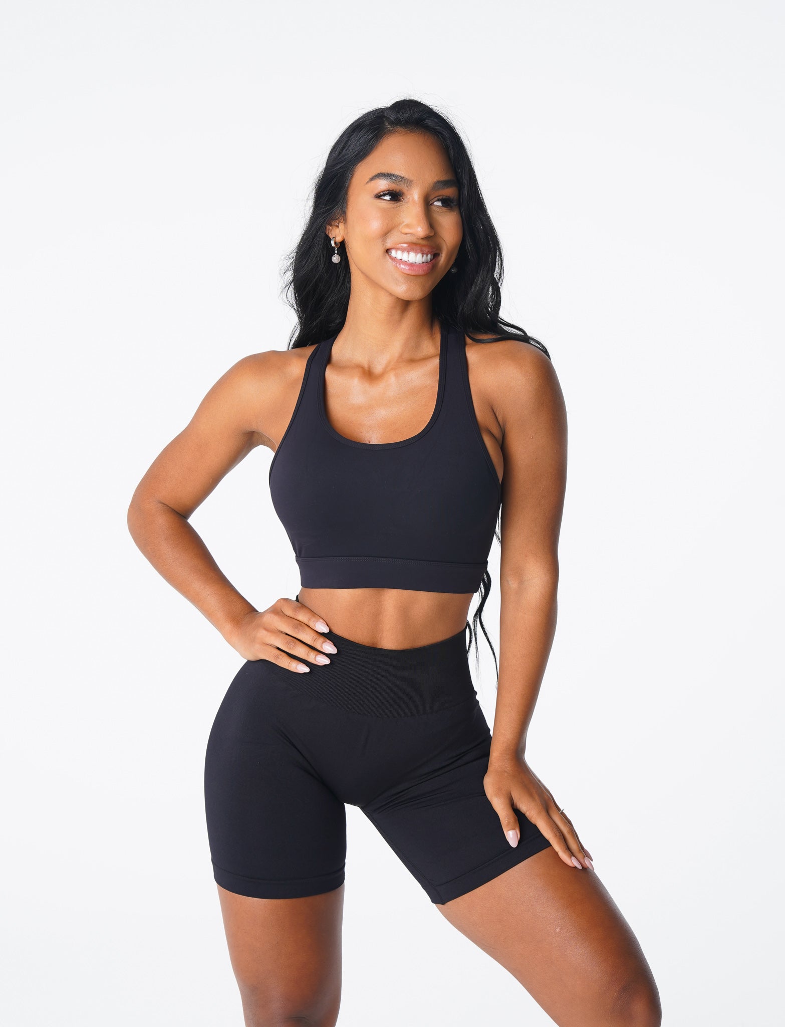Women Black Trio Bra - NVGTN