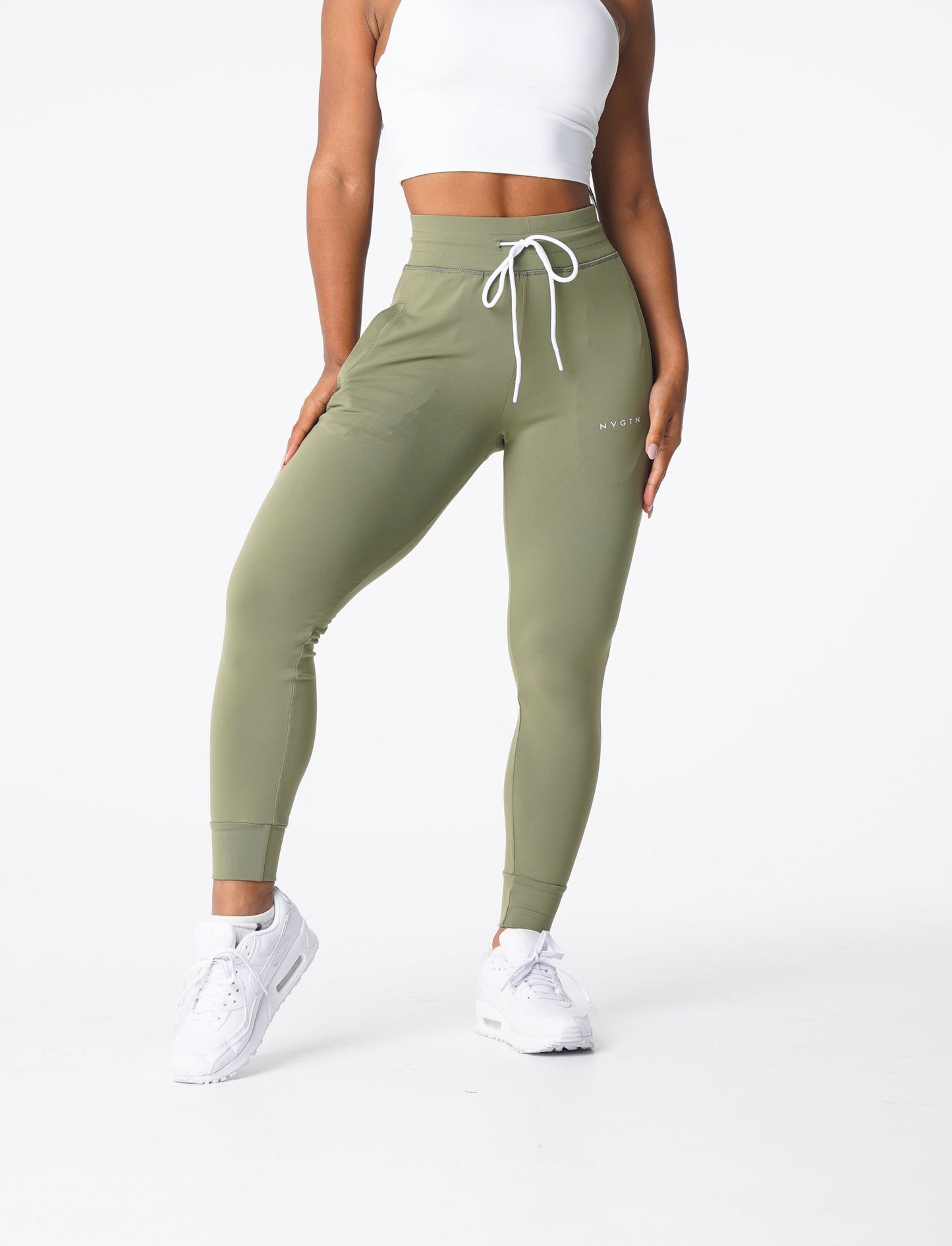 Women Olive Joggers - NVGTN