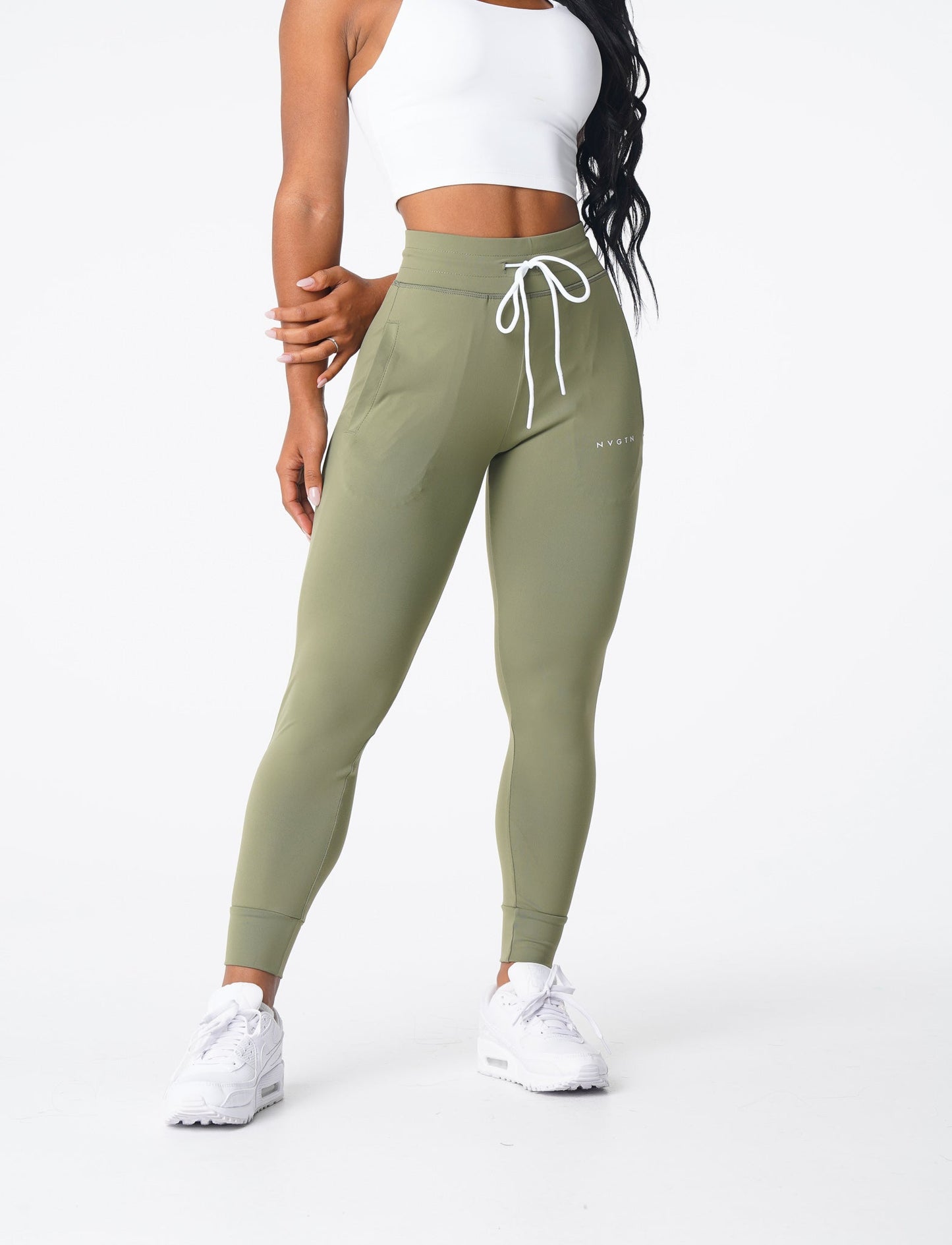 Women Olive Joggers - NVGTN