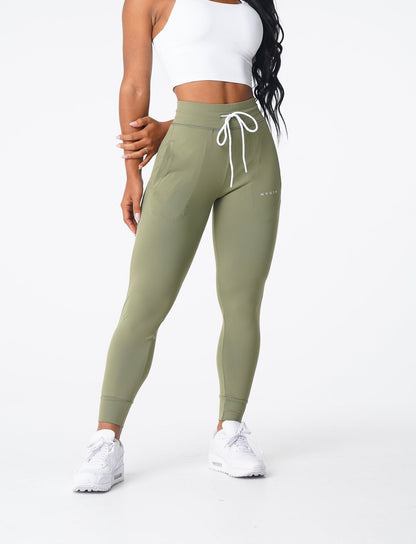 Women Olive Joggers - NVGTN