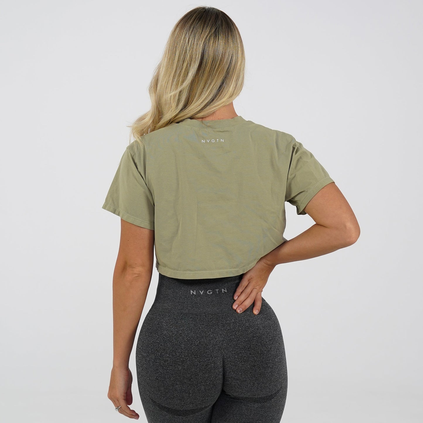 Women Army Green Everyday Tee - NVGTN