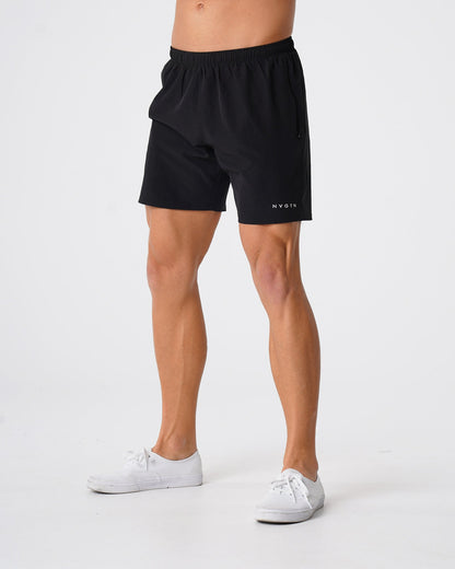 Men Black Flex Shorts - NVGTN