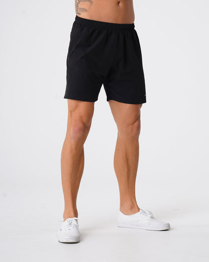 Men Black Flex Shorts - NVGTN