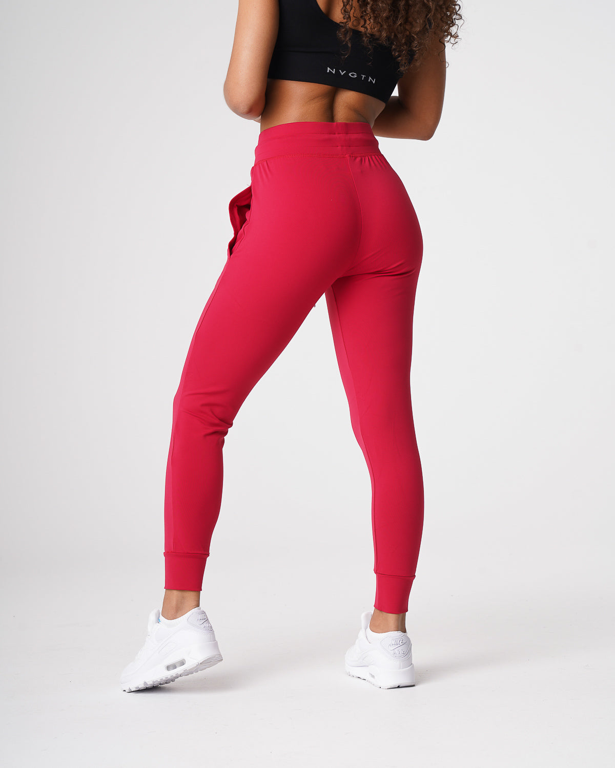Women Ruby Red Joggers - NVGTN
