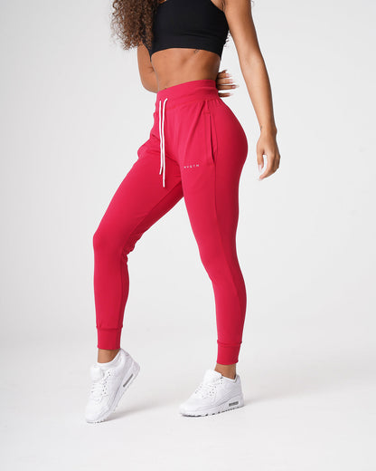 Women Ruby Red Joggers - NVGTN