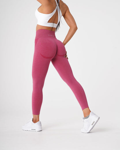 Women Crimson Contour Seamless Leggings - NVGTN
