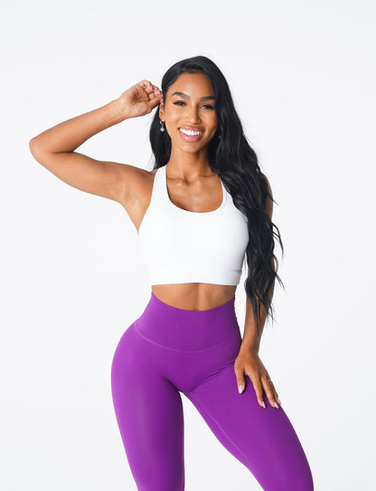 Women White Trio Bra - NVGTN