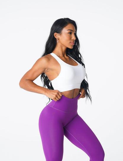 Women White Trio Bra - NVGTN