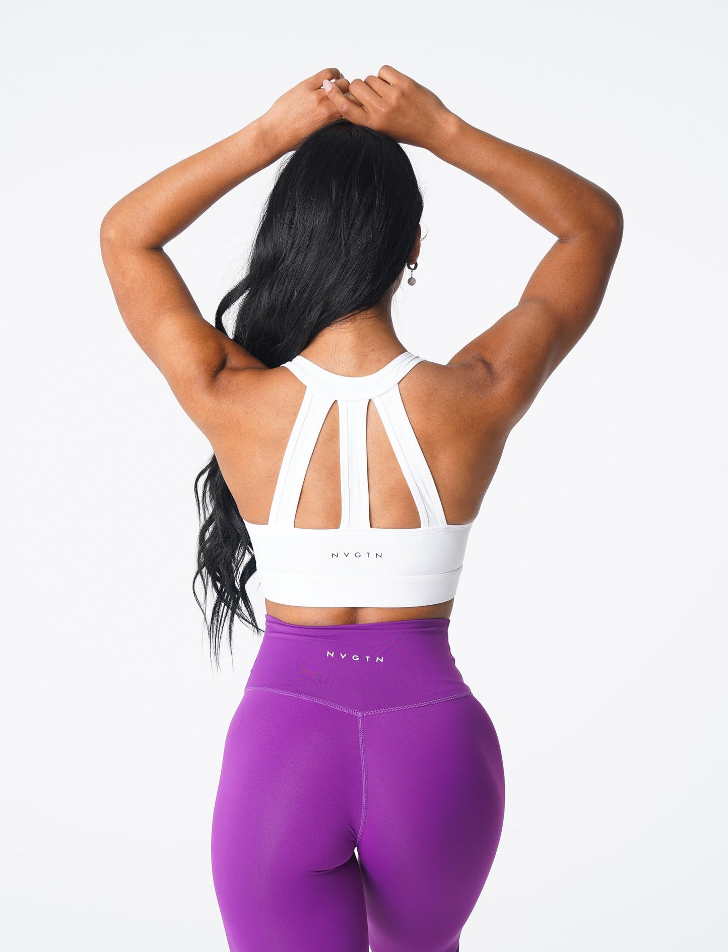 Women White Trio Bra - NVGTN