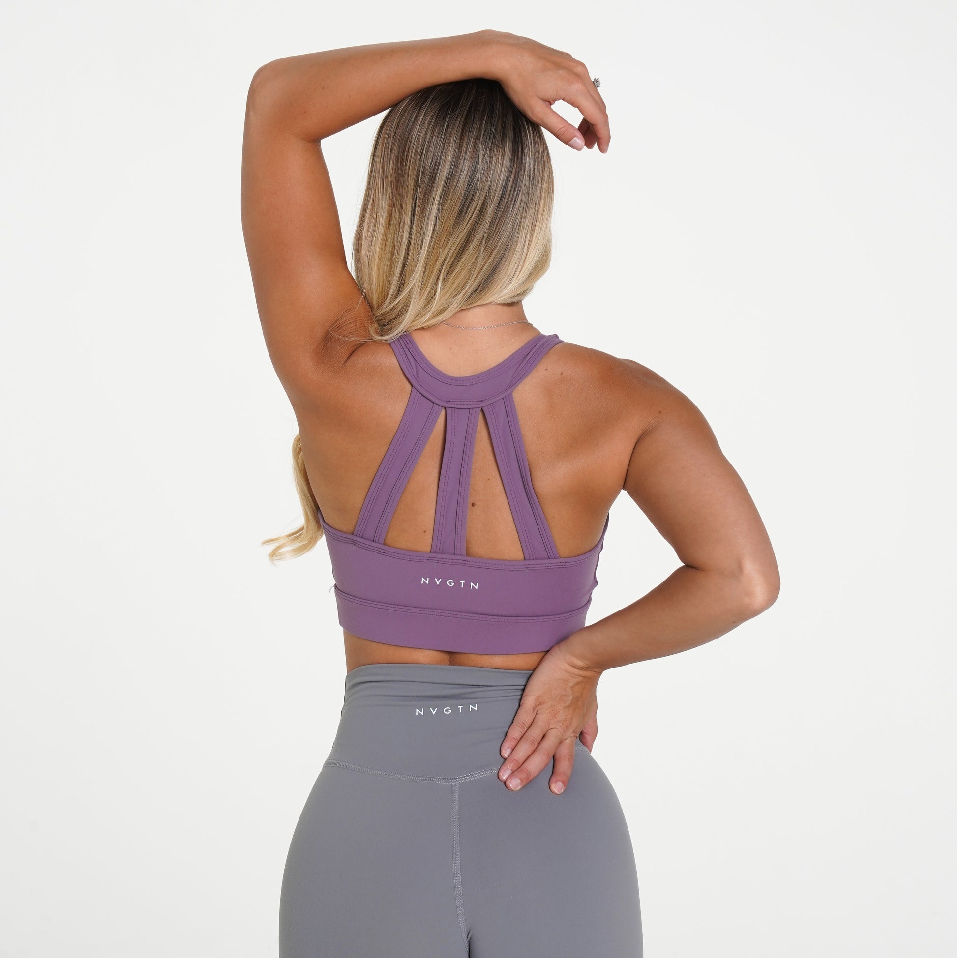 Women Mauve Purple Trio Bra - NVGTN