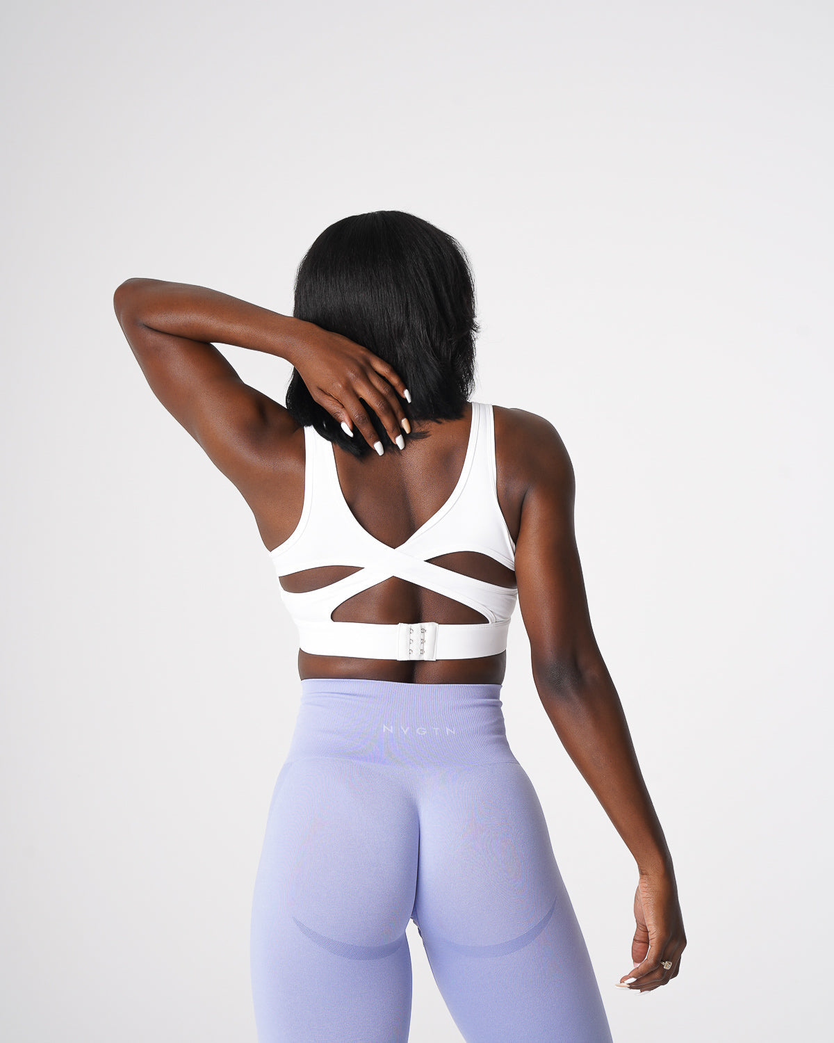 Women White Allure Bra - NVGTN