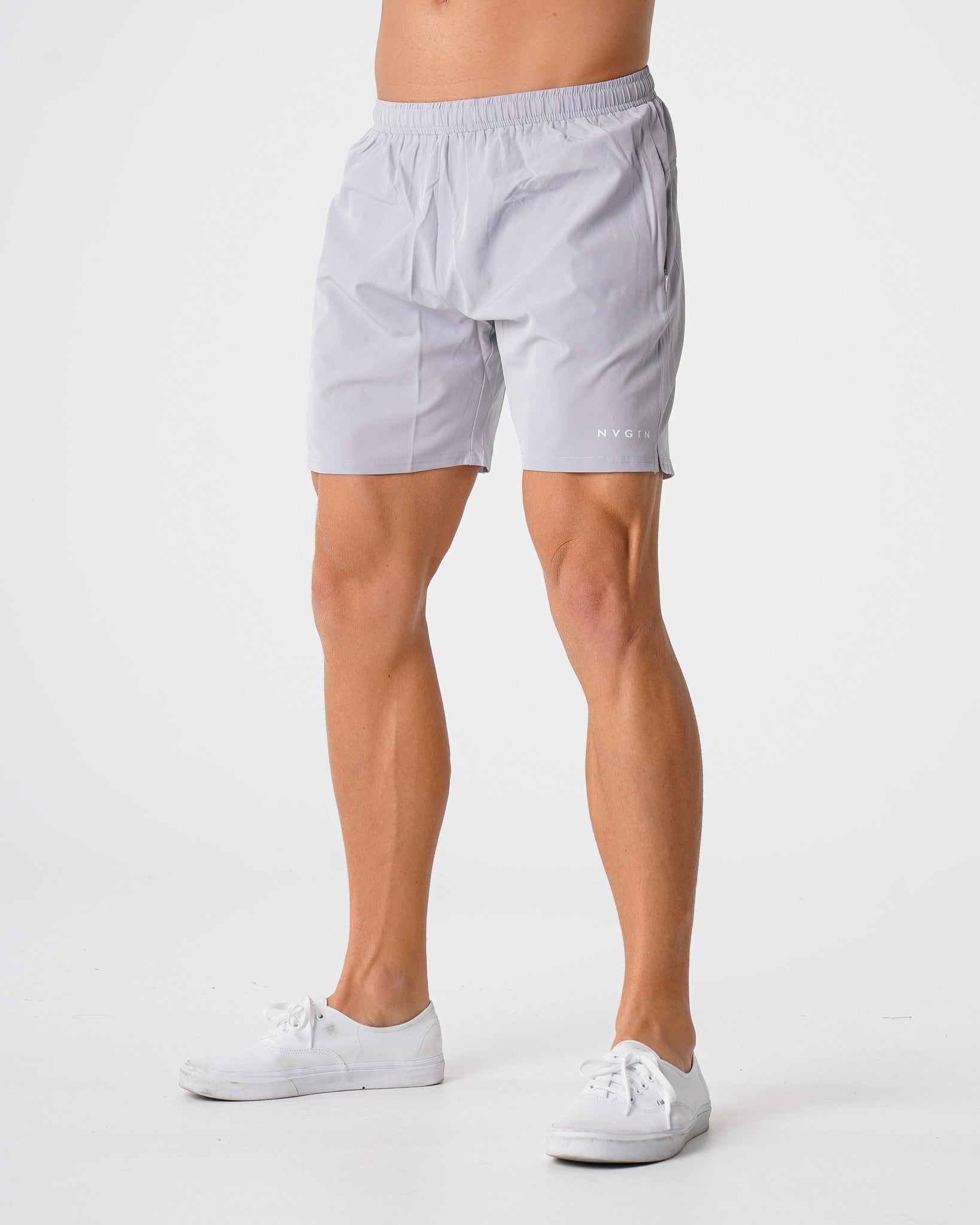 Men Grey Flex Shorts - NVGTN
