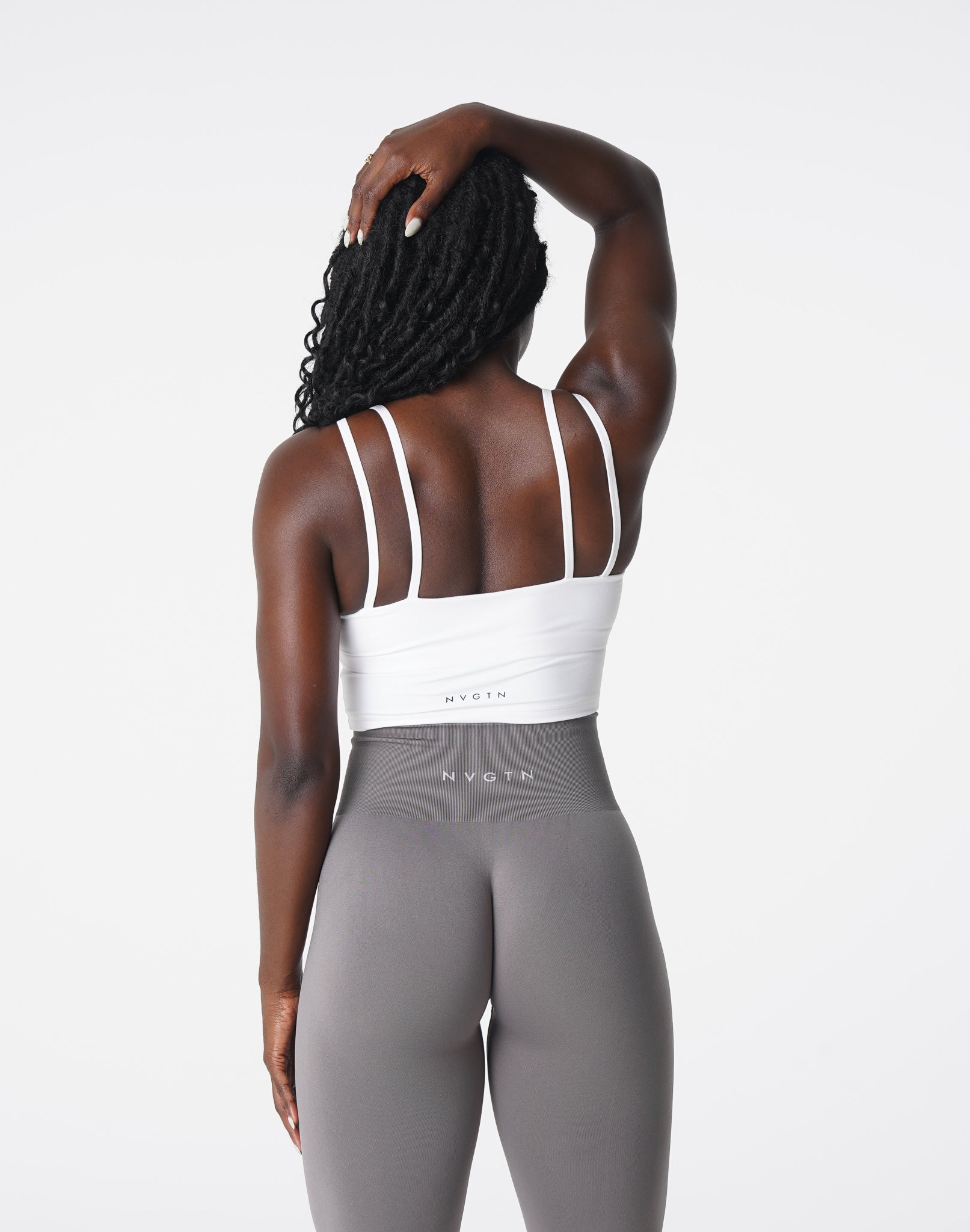 Women White Poise Bra Top - NVGTN