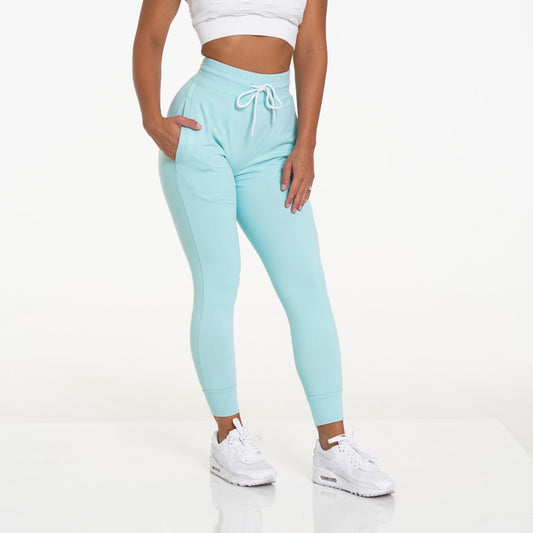 Women Sea Foam Green Joggers - NVGTN