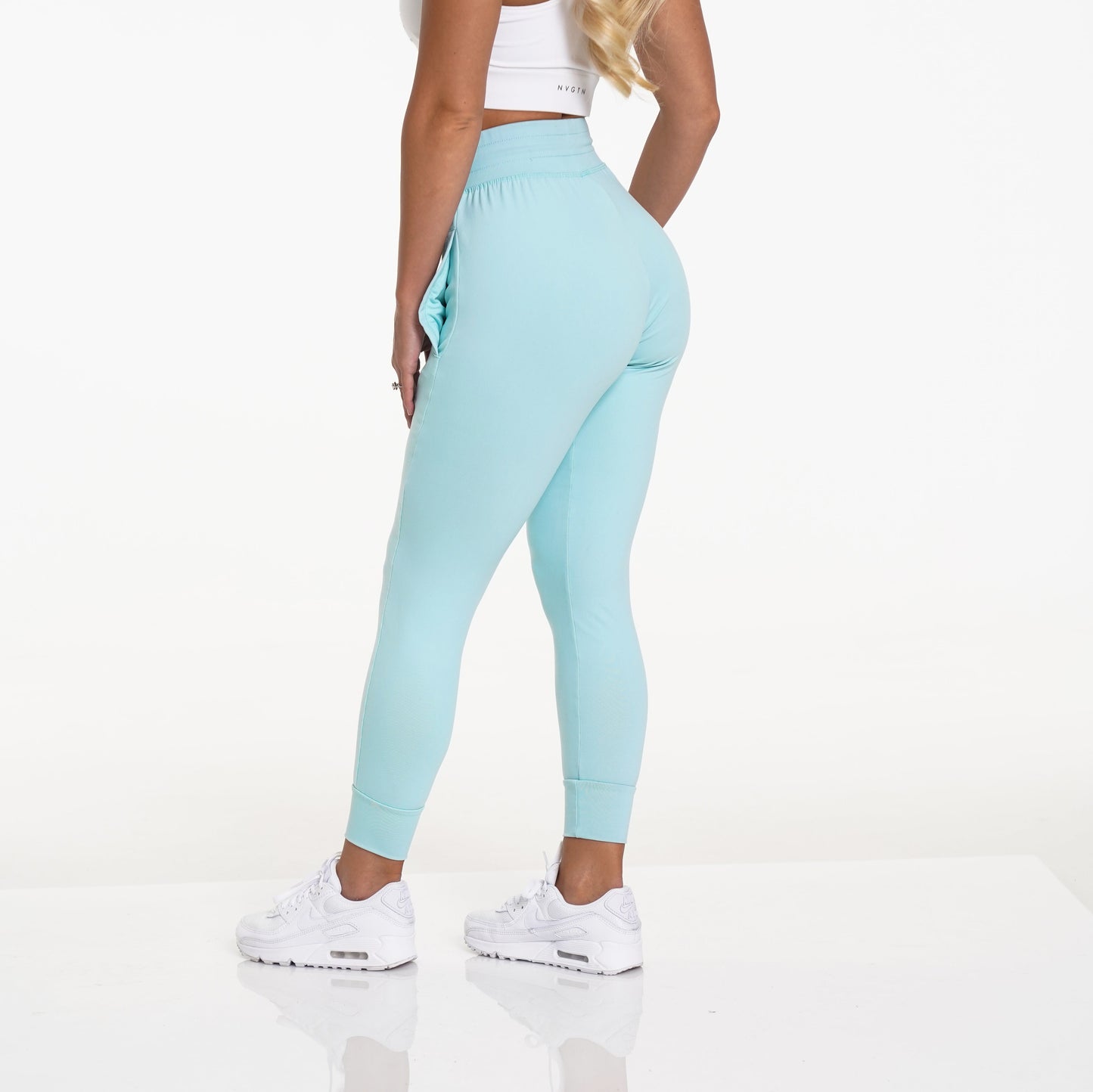 Women Sea Foam Green Joggers - NVGTN